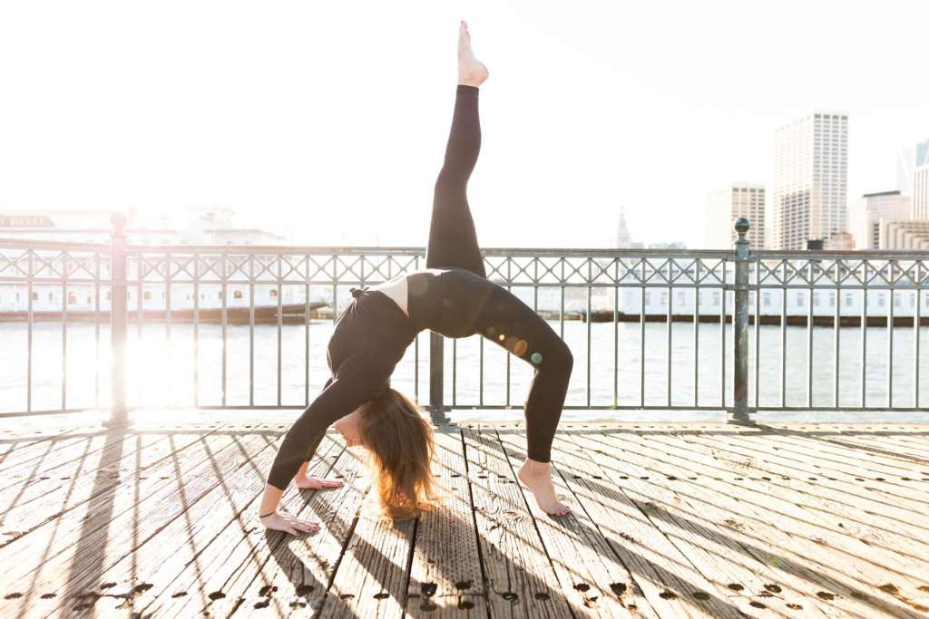 Girls In Yoga Pants - Down by the beach