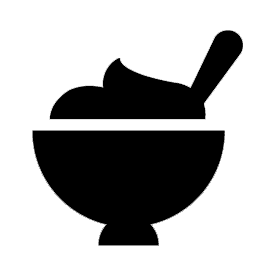icon of sauce in bowl
